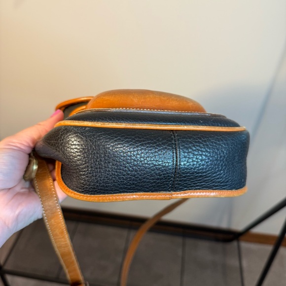 Dooney & Bourke Vintage Black and Brown Outback Crossbody Bag - Picture 10 of 12